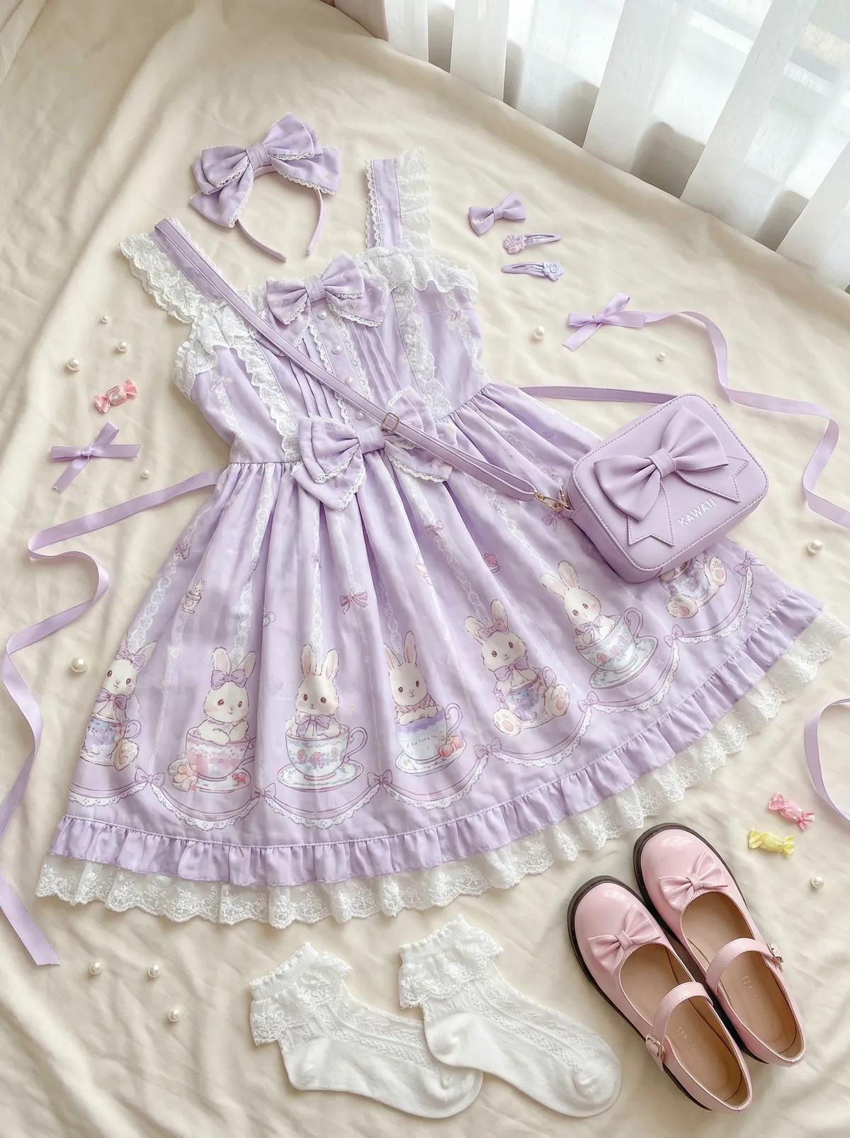 餐桌下他深深顶撞 Lolita穿搭灵感分享